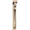 Ekena Millwork Olympic Block Rough Sawn Bracket w/ Offset Brace, Douglas Fir, 4"W x 28"D x 32"H BKT0402X28X32OLY05RDF - alternate 3